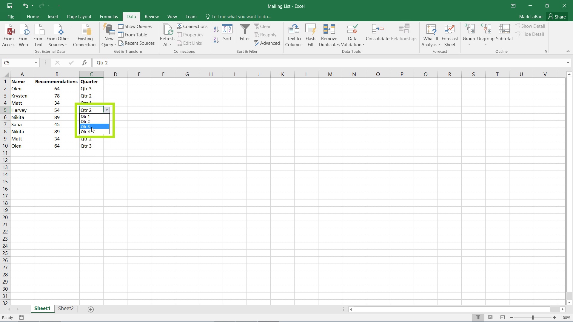 how to create a drop down list in excel for mac 2011